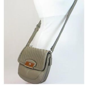 COACH authentic leather cross body bag